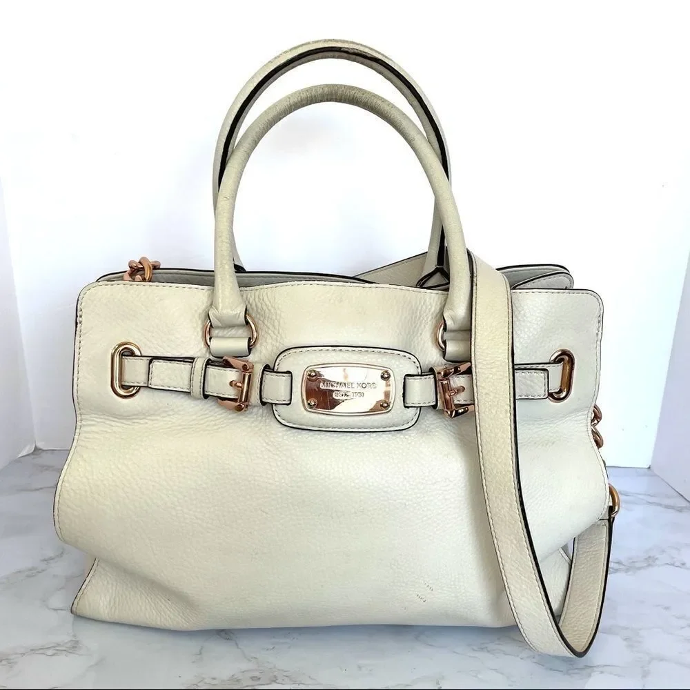Michael‎ Kors Hamilton Maxi Tote with Rose Gold Hardware